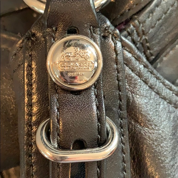 Coach Black Leather Purse - Picture 7 of 8